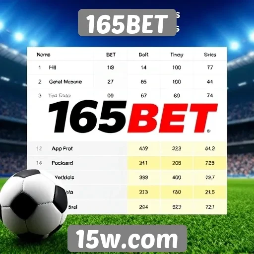 Comparação das odds oferecidas por 165BET