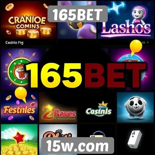 Variedade de jogos disponíveis no 165BET